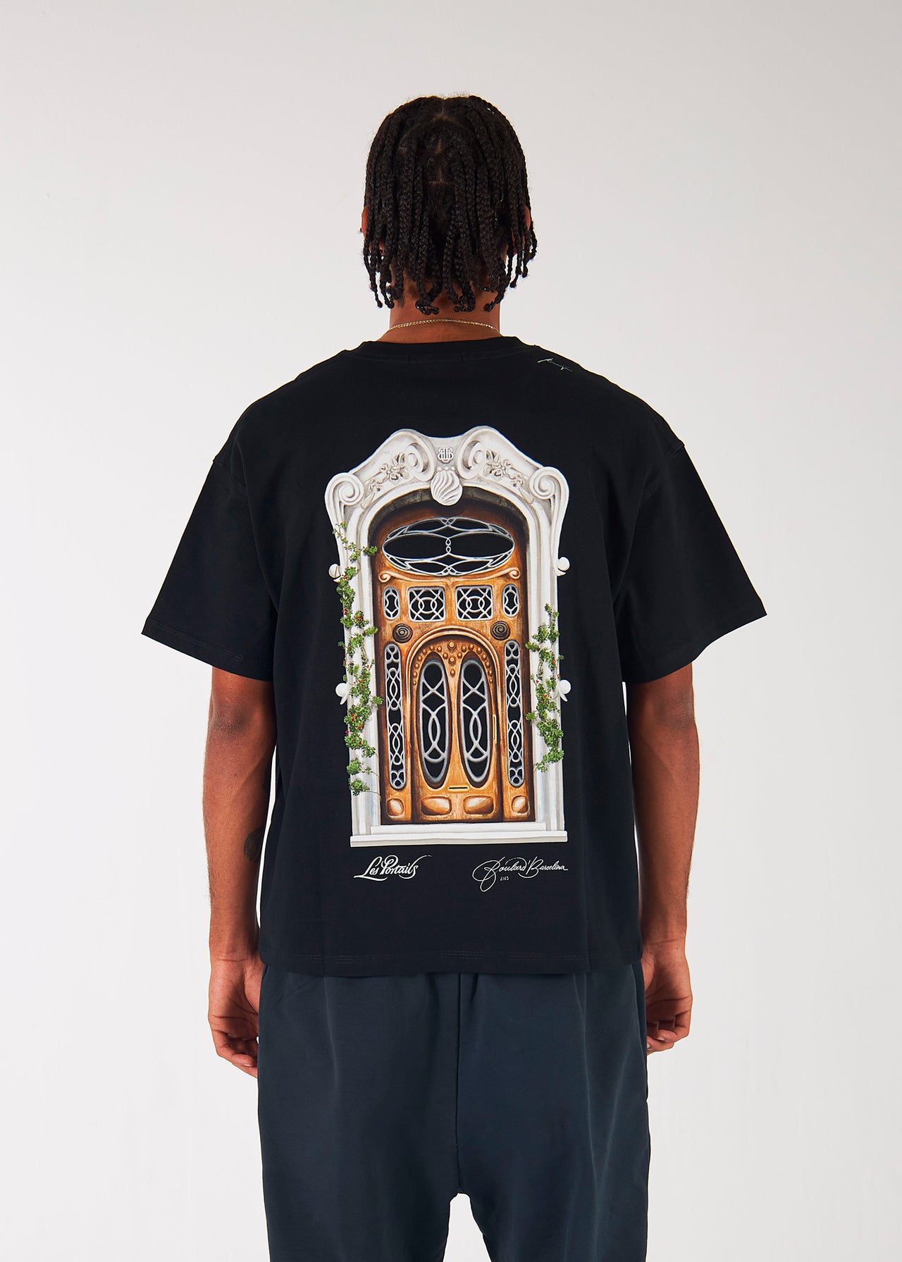 SHORT SLEEVE COTTON T-SHIRT WHITE PORTAL