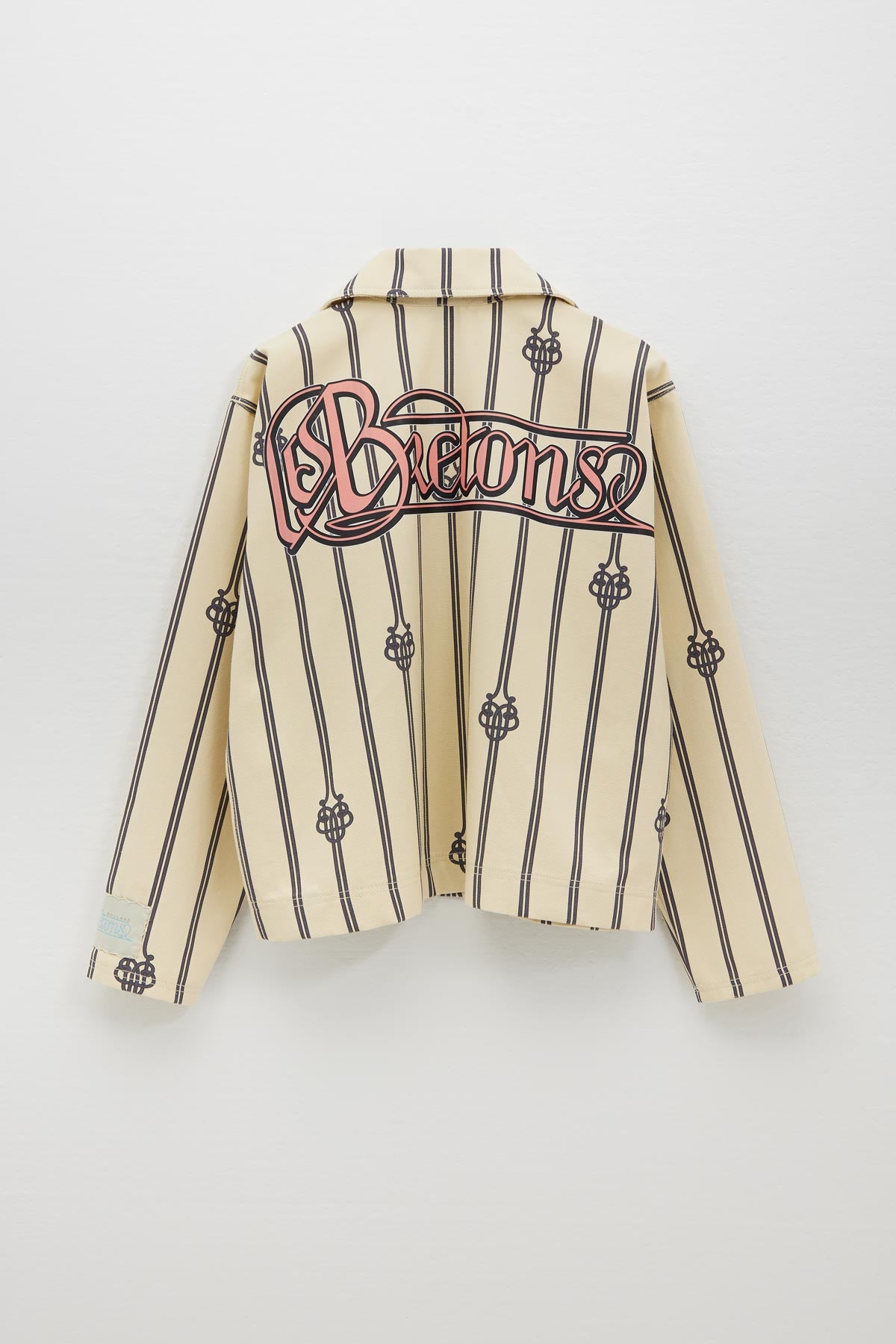 COTTON CANVAS "VAREUSE" JACKET WITH LARGE UB MONOGRAM