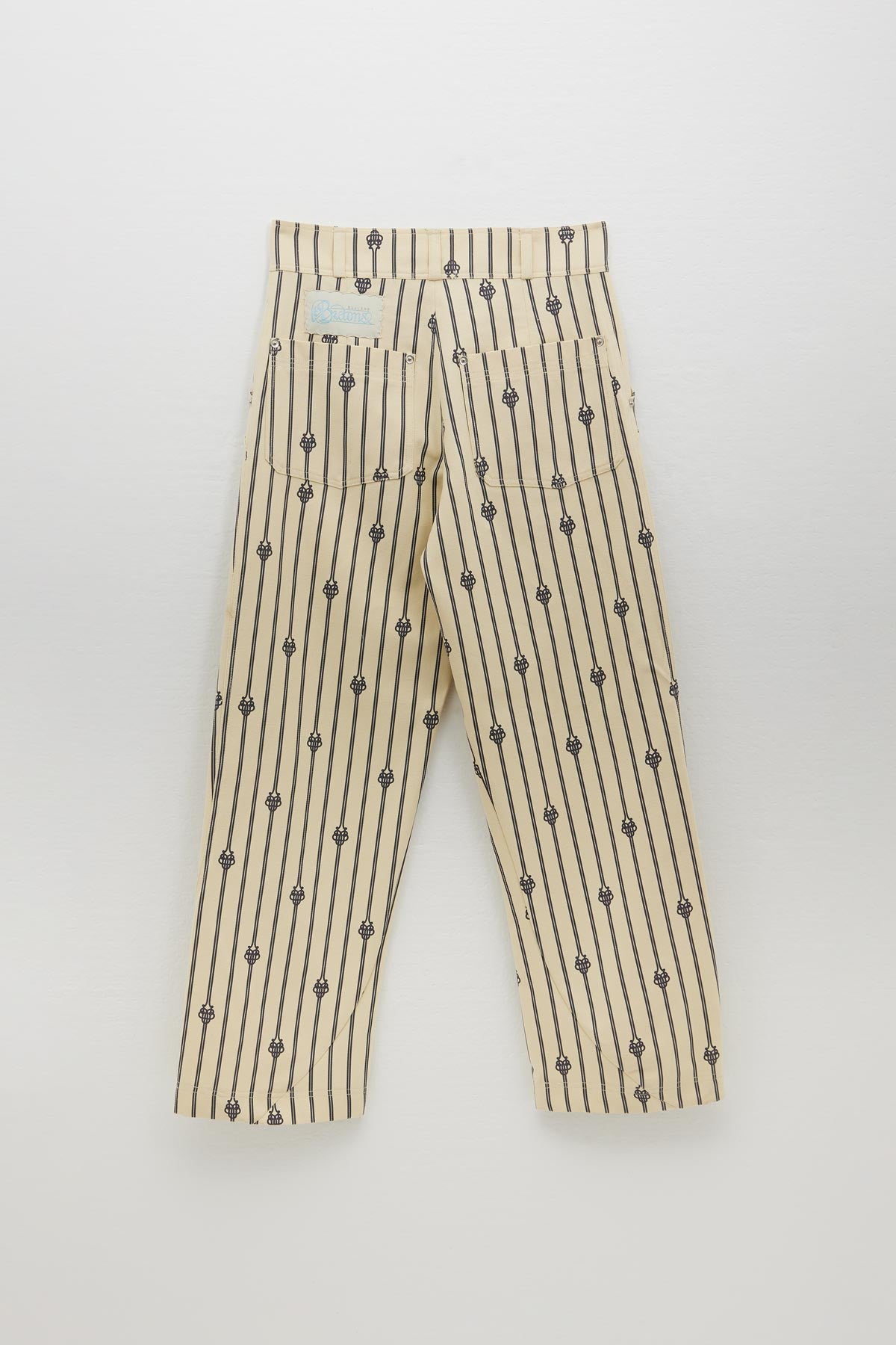UB SHORT ROPE MONOGRAM COTTON CARPENTER PANTS
