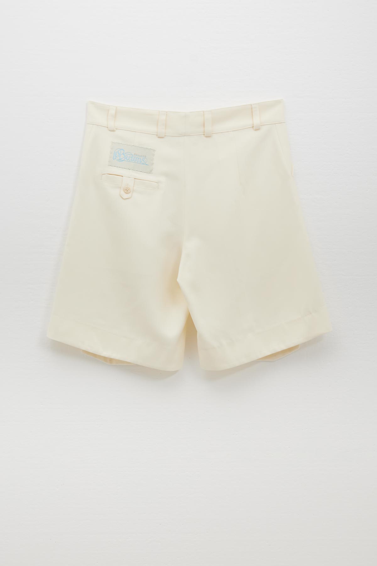 SAILOR TWILL SHORTS WITH HAND STITCHED LABEL