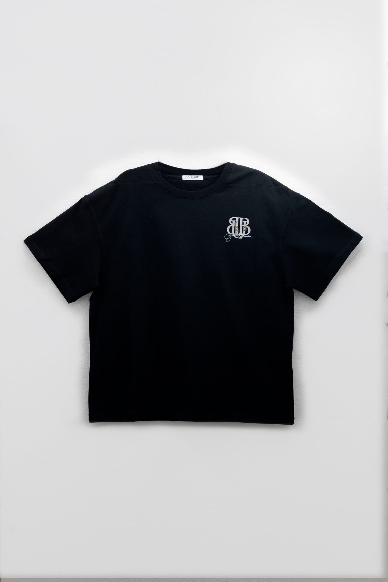 SHORT SLEEVE COTTON T-SHIRT GRAY PORTAL