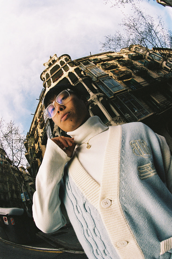 KNITTED CARDIGAN "BOULARD x BYLEGUARD".